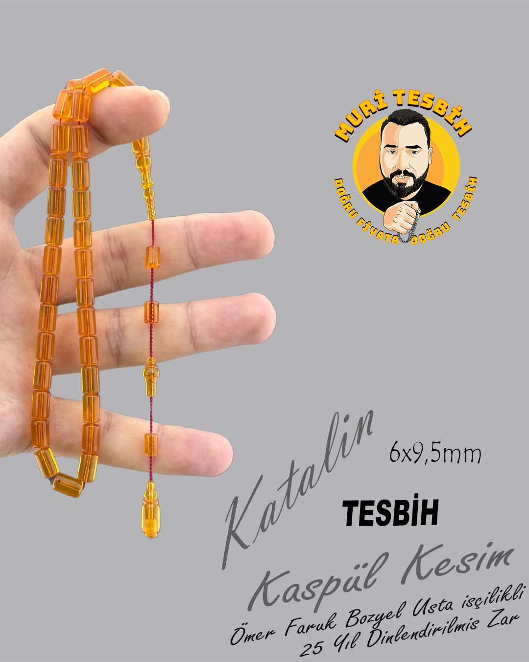 ÖMER FARUK BOZYEL 25 YIL DİNLENDİRİLMİŞ KATALİN 6X9,50