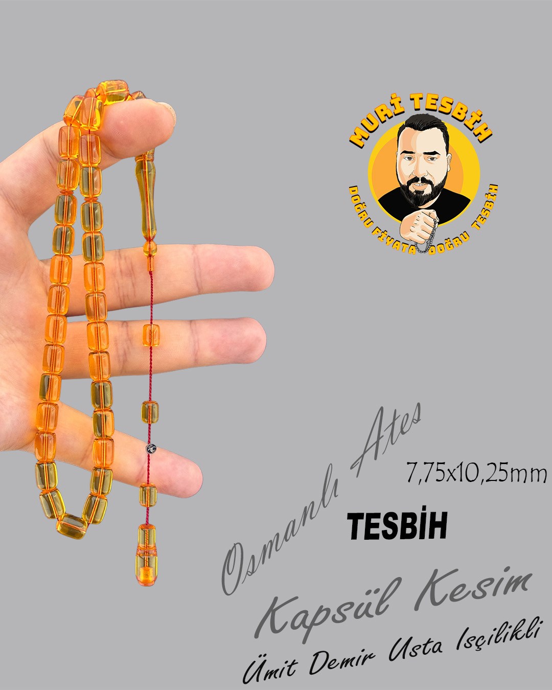 ÜMİT DEMİR HEYKEL OBJE OSMANLI ATEŞ KAPSÜL KESİM 7,75X10,25